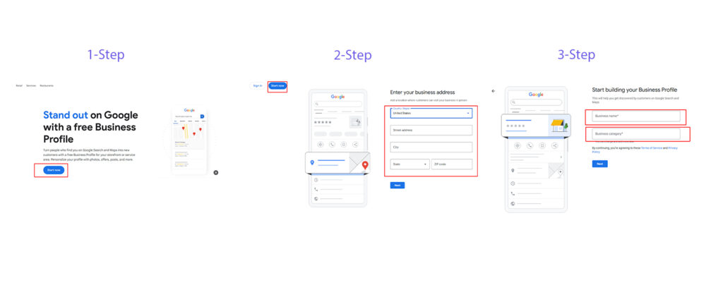 Gmb Profile Steps